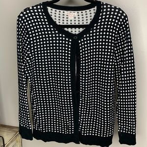 Merona polkadot cardigan